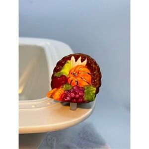 Nora Fleming Mini cornucopia platter charm